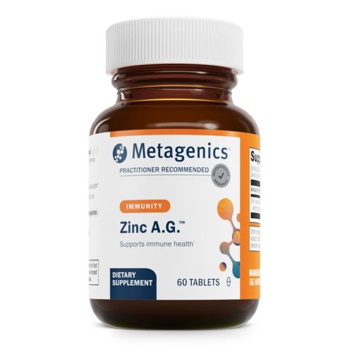 Complemente las tabletas Metagenics Zinc A.G. 20 mg para apoyar el sistema inmunológico