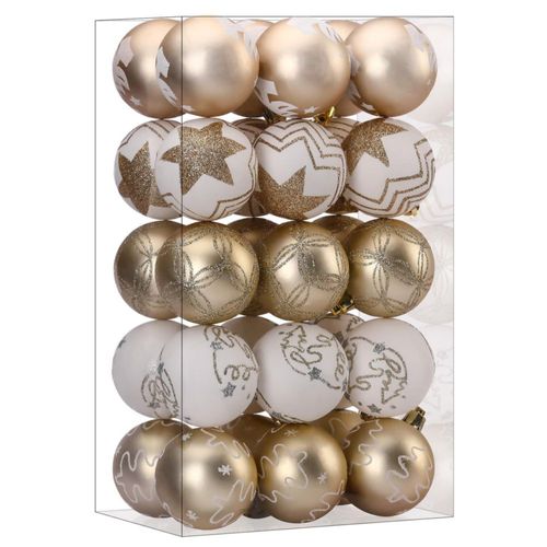 Adornos de bolas para árbol de Navidad ShareConn 30 unidades (60 mm)