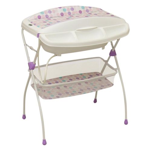 Bañera De Bebe Prinsel Onda Charola Cambiador Círculo Rosa