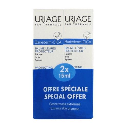 Uriage Kit Bariéderm Cica Labios Reparador 15 Ml + 15 ml
