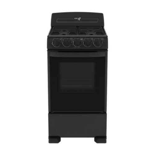 Estufa de Piso IEM 20 Pulgadas 4 Quemadores Negra EI5020BAPN1