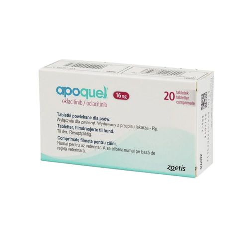 Apoquel 5.4 mg. tabletas masticables 10bls x 10 tabs (100 tab caja de 2 bls x 10