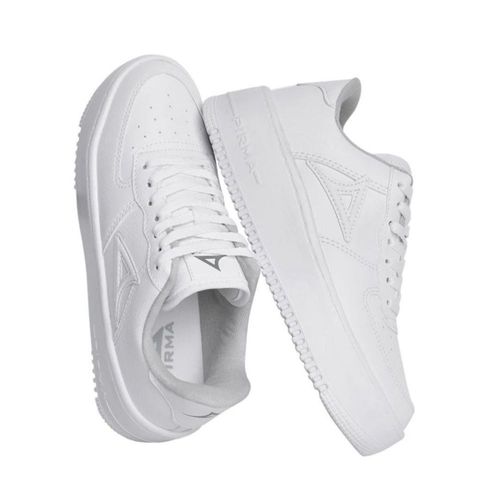 Tenis Sneakers Mujer Color Blanco Comodos 622-63