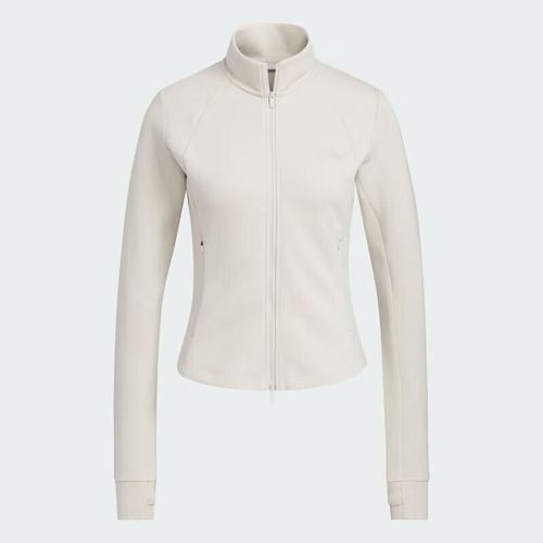 Chaqueta Adidas Ajustada Marrón Ocre Para Mujer