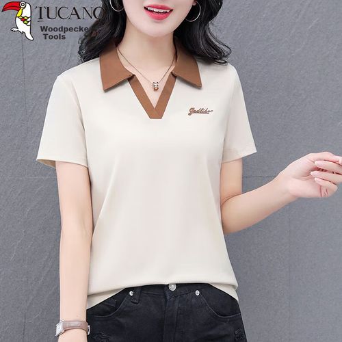 Playera Tucano Manga Corta Hueso Para Mujer