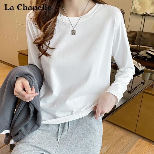 Playera Manga Larga La Chapelle Blanca Para Mujer