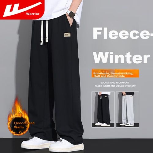 Pantalones Deportivos Warrior Pierna Recta Negro Para Hombre