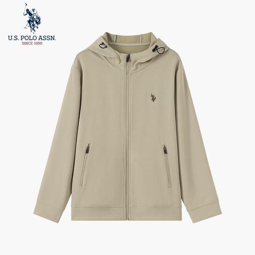 Chamarra U.S. Polo Assn. Casual Resistente Al Viento Para Hombre