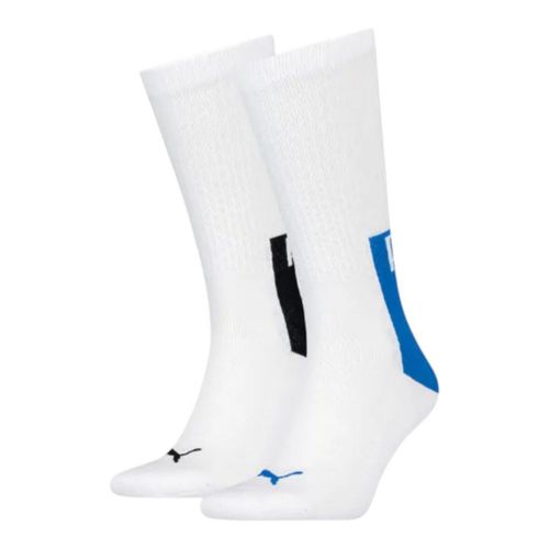 CALCETAS PUMA UNISEX MEN LOGO BLOCK CREW SOCK 2P BLANCO 93575401