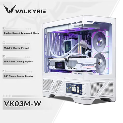 Computadora De Escritorio Valkyrie Vk03-M M-Atx Blanco