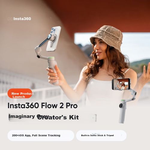 Estabilizador Insta360 Flow 2 Pro Gris