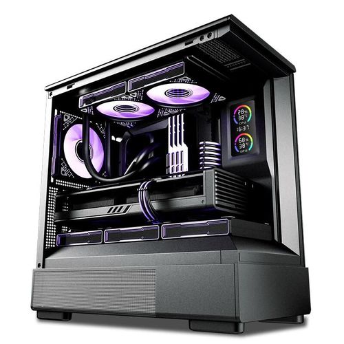 Funda Para Computadora De Escritorio Aigo Starlight Vertical M-Atx Negro