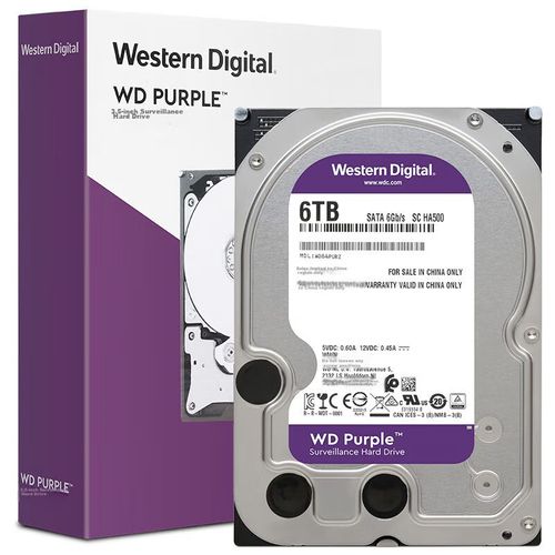 Disco Duro WD Purple 6TB CMR SATA
