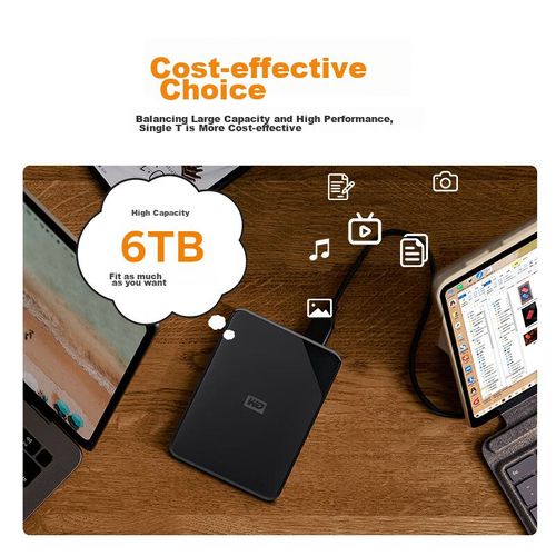 Disco Duro Externo 6TB USB3.0 Mecánico