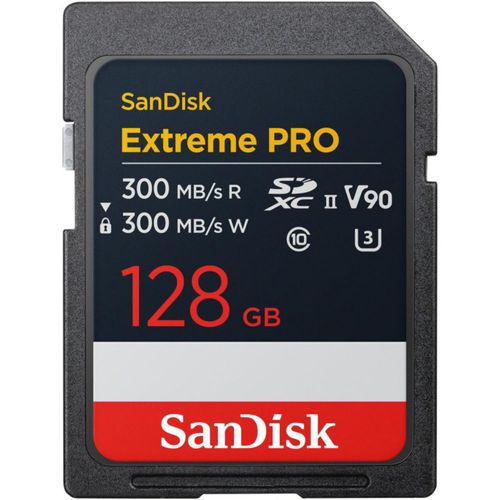 Tarjeta De Memoria Sandisk Extreme Pro 128Gb V90 Uhs-Ii 300Mb/S Ip68
