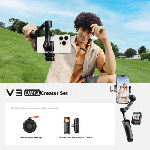 Estabilizador De Mano Hohem Isteady V3 Ultra 3 Ejes Para Smartphone