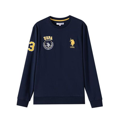 Sudadera U.S. Polo Assn. Manga Larga Cuello Redondo Para Hombre