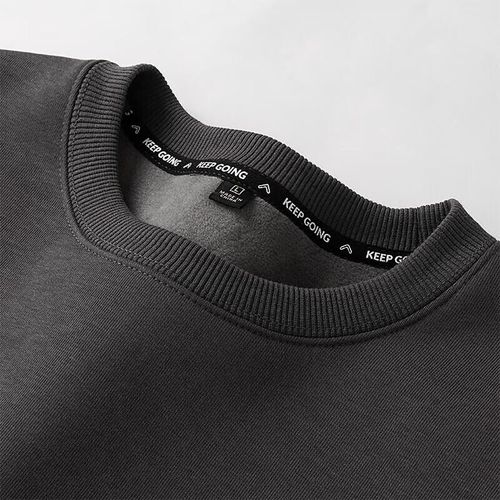 Sudadera Geniolamode Con Forro De Felpa Gris Oscuro Para Hombre