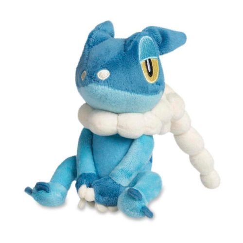 Centro Pokémon: Peluche Frogadier Sitting Cuties, 4 ¾ pulgadas