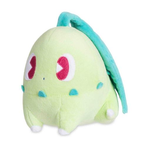 Centro Pokémon: Peluche de refresco de Pokémon Chikorita