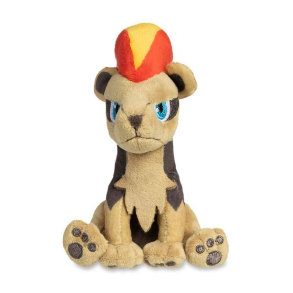 Centro Pokémon: Peluche Pyroar (hembra) Sitting Cuties, 14 cm