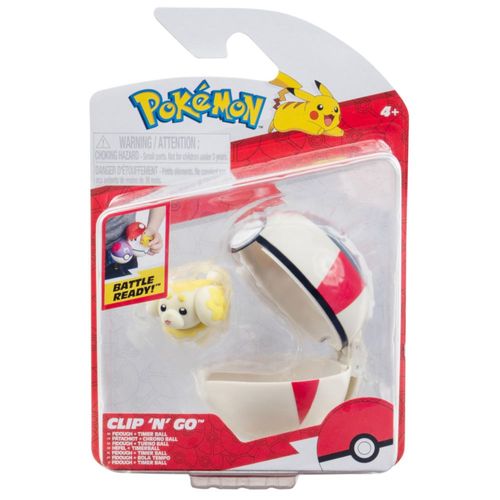 Pokémon Clip N GO FIDOUGH y Timer Ball