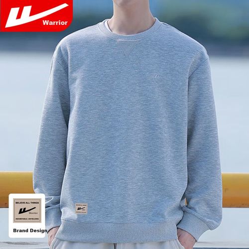 Sudadera Warrior Manga Larga Con Cuello Redondo Para Hombre