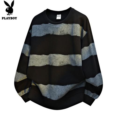 Sudadera Playboy A Rayas Para Hombre