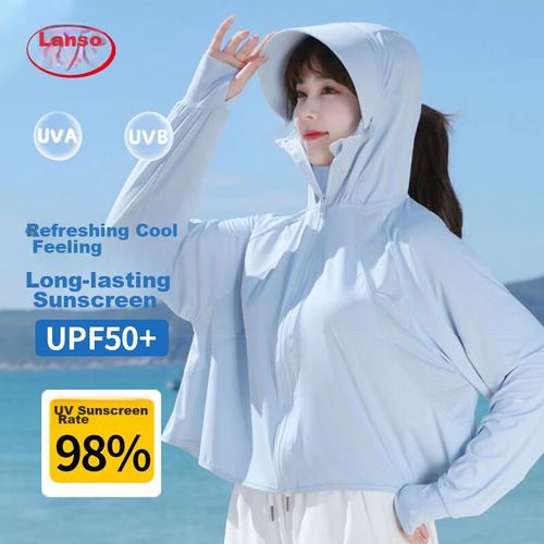 Chal Protector Solar Langsha Transpirable Upf 50 Para Mujer