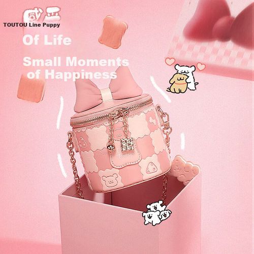 Mochila Cruzada Toutou Moño Rojo