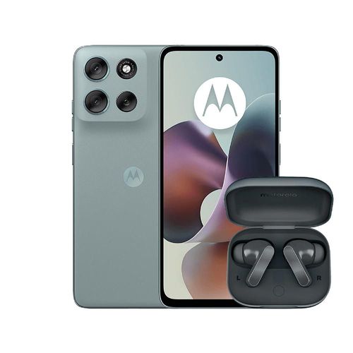 Combo Motorola Moto G56 8GB 256GB Gris + MotoBuds BASS