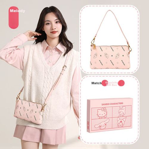 Mochila Mesuca Sanrio My Melody Y Cinnamoroll Varios Colores