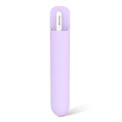 Soporte de lápiz capacitivo universal MoKo de silicona para Apple Pencil color morado