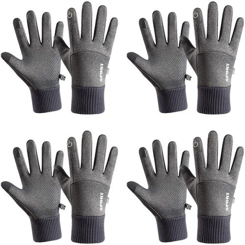 Guantes de Invierno Climas Fríos MXGIY-009 SnowGlovLightGray Guantes de Invierno de Vellón
