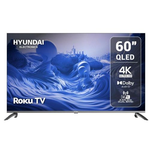 Pantalla QLED Hyundai 60 Pulgadas 4K Smart HYLED6007QR