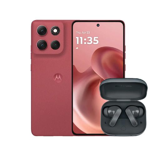 Combo Motorola Moto G86 Power 8GB 256GB Cereza + MotoBuds BASS