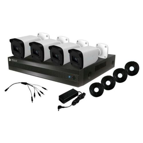 Sistema De Seguridad Cctv Dvr 4 Cámaras Disco1 Tb Ms-4-1ahdkitn