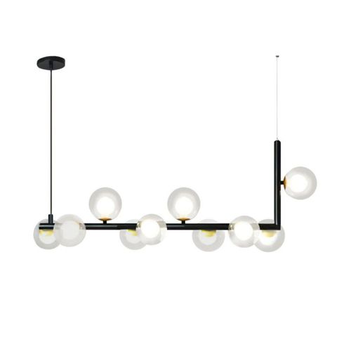 Ilios Innova | Lámpara de techo estilo industrial. Lámpara colgante molecular 10 luces.