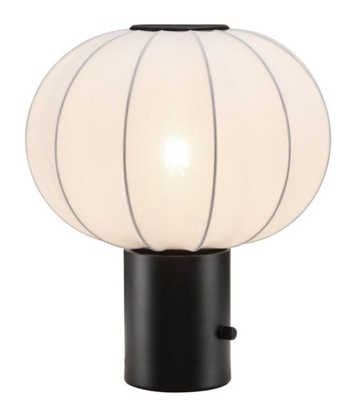 Lampara de Mesa Wisteria Negro Kessa Muebles