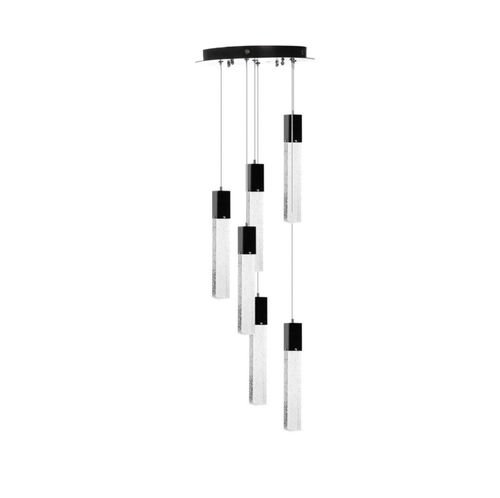 Lámpara de Techo con Chip LED Star Cristal Cortado 6 Luces