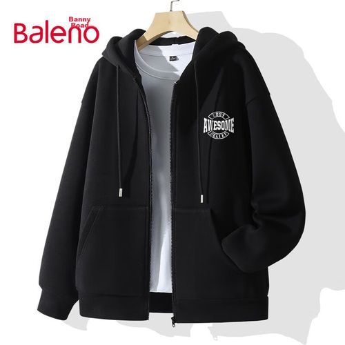 Sudadera Baleno Negro con gorro para hombre