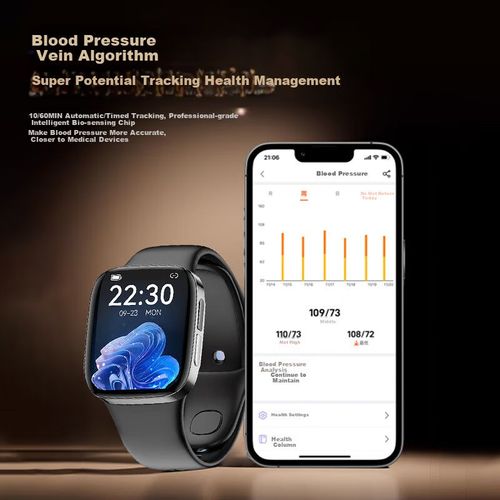 Reloj Inteligente Qiaozhiyisheng para Medición de Glucosa y Signos Vitales