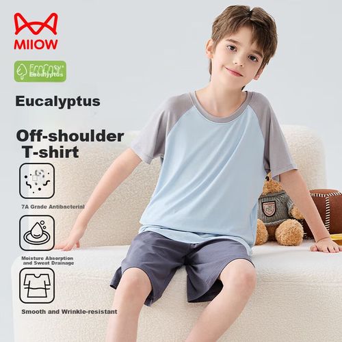 Playera Miiow Gris Para Niño