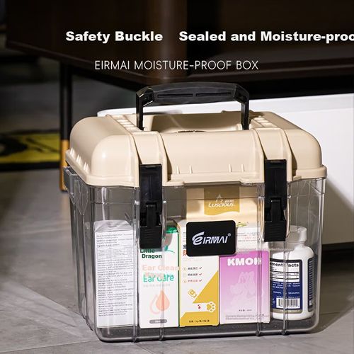 Caja seca EIRMAI R15 Plástico Sellado Desecante Integrada Amarillo Desierto