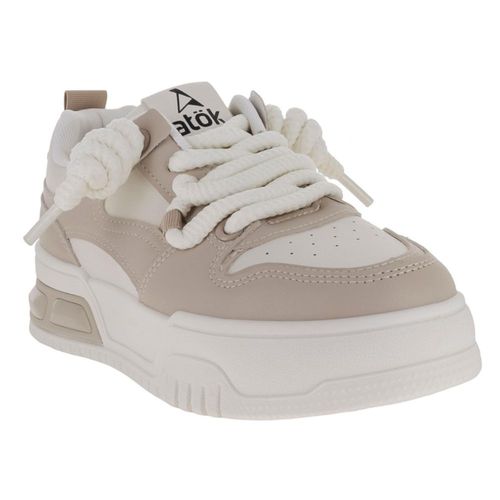 Tenis urbanos para dama color Negro Atok 24p Bf021  23