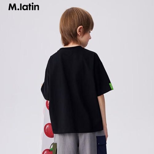 Playera M.Latin 534316157D Negra Para Niña