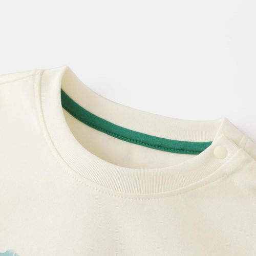 Playera Manga Larga Ciciibear Cqiar Negra Para Niño