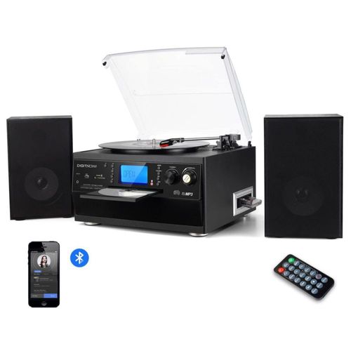 Tocadiscos Bluetooth DIGITNOW con altavoz