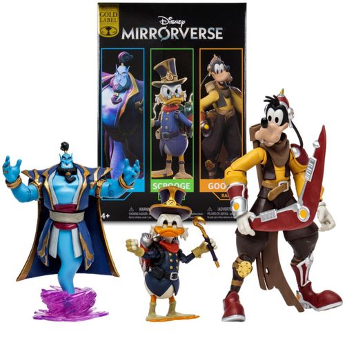 Figura de acción McFarlane Toys Disney Mirrorverse 13 cm Scrooge McDuck Genie and Goofy