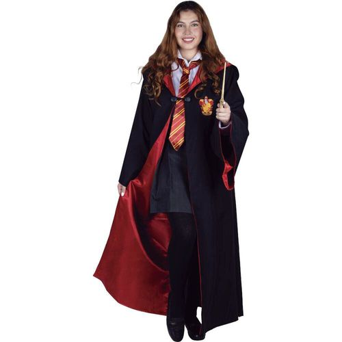 REV Disfraz Gryffindor Mujer Capa, Traje Harry Potter, Capa Roja Gryffindor, Material Poliéster para Adulto, Halloween y Fiestas